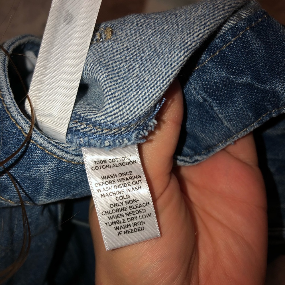 Loft Button Down Denim Skirt - image 3